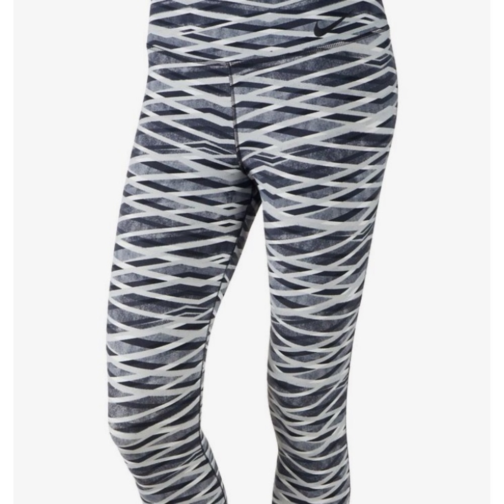 Nike Dri-fit workout leggings black white and gray yoga pants size small​​​​